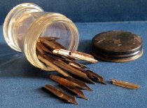 Jar with Pen Nibs