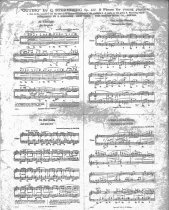 Sheet Music Back Cover