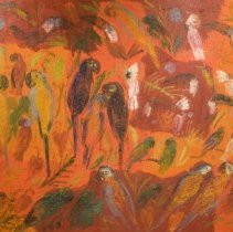 Slonem, Hunt  After Buffalo, 2001