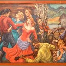 Sketch for History of Tennessee Mural