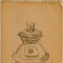 Delaney Untitled (Park Scene), circa 1940s (Reverse)