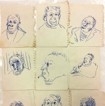 Delaney Untitled (Self-portrait Studies) (TOP MIDDLE)