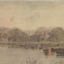 Untitled (Landscape with Dock)