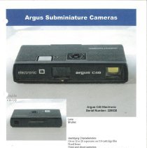 Argus C40 Electronic Camera