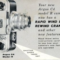 Your new Argus C4 model B camera