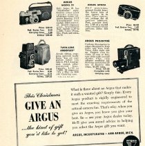 This Christmas Give an Argus...the kind of gift you'd like to get!
