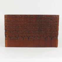 Untitled (Wood Plaque, Double-Sided with Figures)