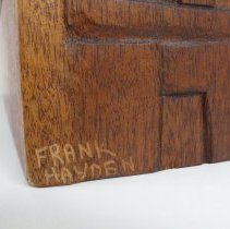 Untitled (Wood Plaque, Double-Sided with Figures)