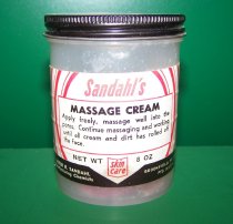 Jar of Sandahl's Massage Cream