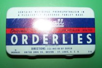 Tin of Rexall Orderlies
