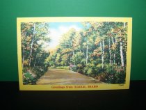 Linen postcard from Eagle Drug Store--2