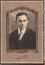 Hermann Andregg, 1930 high school senior portrait
