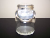 Glass inkwell with insert