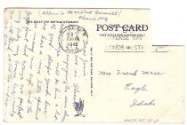 Postcard to Josie from Nora