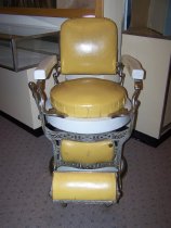 Koken barber chair from the 1930s
