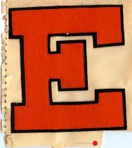 Varsity letterman jacket badge