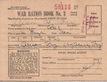 War Ration Book No. 3