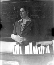 An unidentified  Eagle High School English teacher