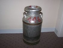 Large Milk Can with Lid