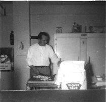 Leo cooking, Eagle, Idaho