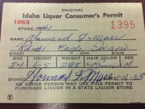 Liquor Consumers Permit