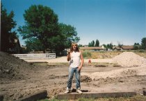 Posing in the building site