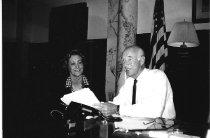 Carol Haley & Governor Andrus