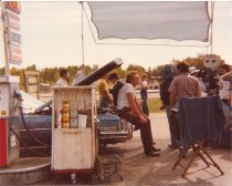 chatting with the locals