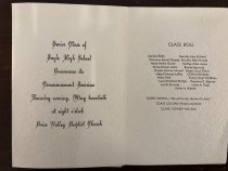 Dorothy Stillwell's graduation announcement, EHS