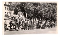 Ada County Mounted Sherrif's in front of the Capital