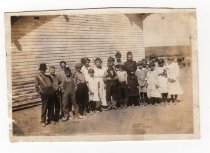 Students from Pleasant View School dressed in costume