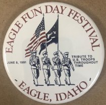 Eagle Fun Day Festival pin, June 8, 1991
