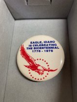 Promo Button Eagle Celebration Bicentennial