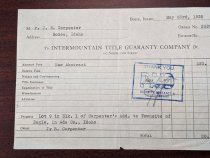 Receipt for Abstract