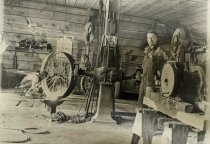 Joe Cullen's blacksmith shop