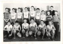 Boy's Basketball Eagle School team, 1948-49