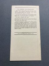 1950's unused Eagle, Idaho school report card