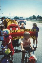 Children for Eagle Library in Eagle Fun Days Parade 1987