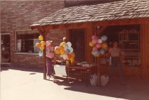 Outside of Eagle Public Library, Eagle Fun Days 1985
