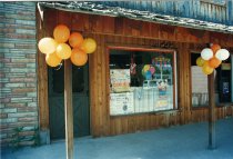 Outside of the Eagle Public Library 1986