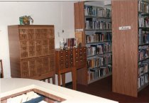 Different sections at Eagle Public Library 1986
