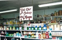 Orville Jackson's Drug Store mini museum
