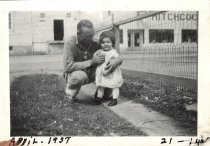 Delbert Taylor Sr. with a child, Joanne