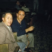 Bob Bath and Mike Vase at Rock Springs Civic Theatre, 1958