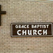 Grace Baptist Church Sign
