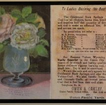 Owen & Oakley Coal Advertisement