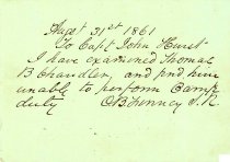 Unfit for Duty Order