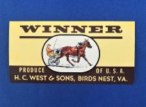 Winner Produce Label