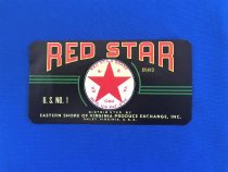 Red Star Brand Label