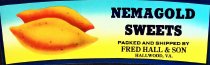 Nemagold Sweets Label